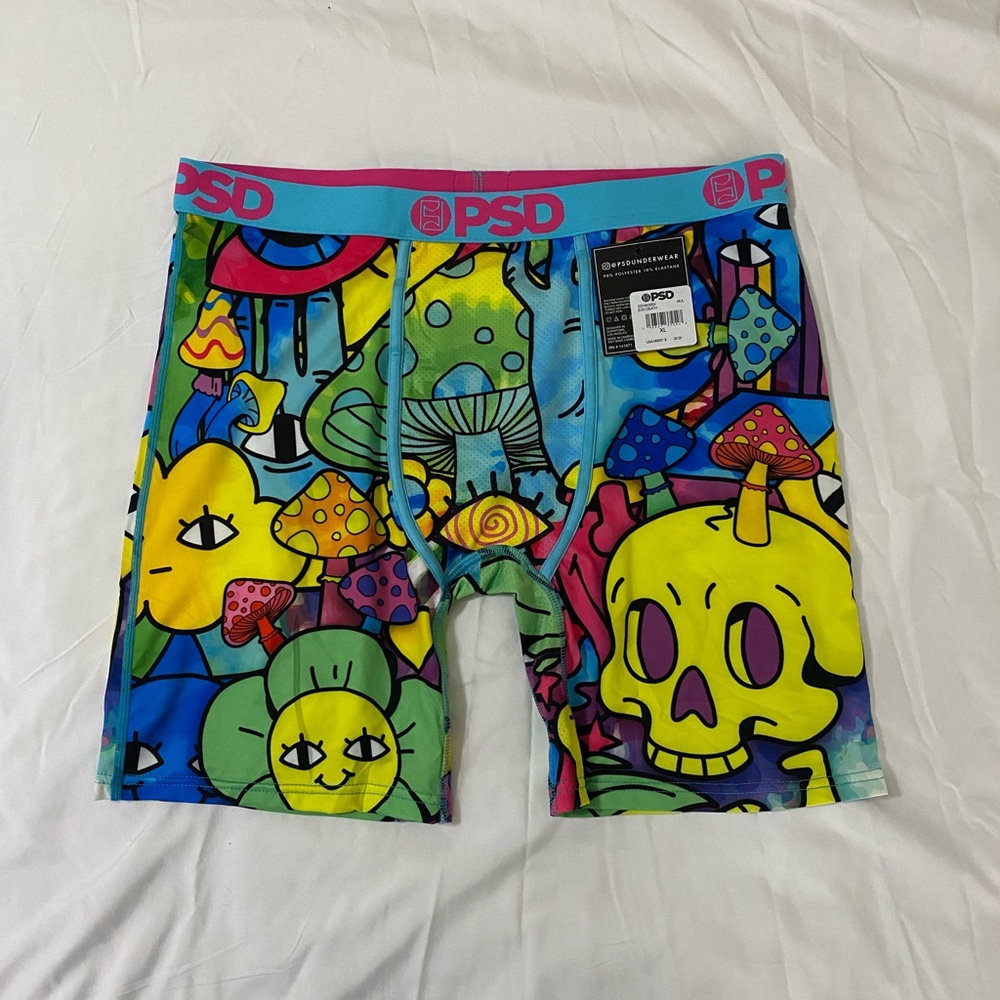 PSD Men’s Multicolor Graphic Boxer Briefs